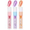 BUTBU Lip Gloss, 3 Pezzi Lucidalabbra Trasparente, per un Finish Super Lucido, per Labbra Secche e Screpolate,Effetto rimpolpante e idratante Lucidalabbra Lip Oil Set