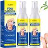 ZLXFT Spray per I Piedi,2pcs Funghi Unghie Piedi,Deodorante per Piedi,Spray Antiodore per I Piedi All'Olio di Melaleuca,Spray per la Cura del Piede,Sprays Antifungino del Piede,120ml