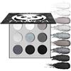 BUTBU Ombretti, Professional Makeup Palette Ombretti Ad Alta Pigmentazione, 9 Colori Neutri Sfumabili, con Finish Matte, Shimmer e Glitterati per Look Soft Glam, Ombretti Occhi Nude