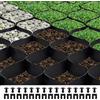 VEVOR Griglia di Ghiaia da Giardino Rete di Ghiaia Profondità 50 mm Spessore 1,5 mm 8200 x 1200 mm, Contenimento del Terreno Erboso, Griglia per Erbe Stabilizzazione, Giardino, Parco