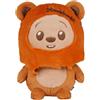 Simba Ewok Wicket - Peluche morbido da 35 cm, motivo: Star Wars per abbracciare e dormire, pupazzo morbido per neonati e bambini da 0 anni, personaggi da collezione (6315870814)