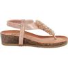 IGI&Co 1197611, Sandali infradito da donna platino con elastico