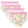 Amazon Essentials Mutandine da Svezzamento in Cotone Unisex - Bambini e ragazzi, Confezione da 4, Gingham/Fiori, 3 anni
