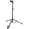 K&M 15060 Stand per clarinetto basso, nero, in acciaio - larghezza variabile, grande base - altezza regolabile fino a 120 cm
