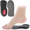 Brrnoo Solette per Piedi per Fascite Plantare in PU, Solette per Fascite Plantare Supporto per Alto per Uomini Donne, Soletta per Scarpe Ortesi per Fascite Plantare, Supporti per Plantare