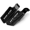 Modeer Per Yamaha MT-09 tutti gli anni moto pedane posteriori passeggero mt09 mt 09 accessori (nero)