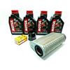 AER MOTO SPARE PARTS KIT TAGLIANDO HONDA CB HORNET 600 2007 2008 2009 2010 2011 OLIO 7100 10W40 FILTRO OLIO ARIA CANDELE PORTACHIAVI AER OMAGGIO