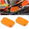 Modeer compatibile con KTM 125-530 EXC EXC-F EXC-R SX SXF XC XC-F XCW XCF-W XCR-W TPI 6D Six Days 2006-2022 Una coppia motocicletta freno anteriore serbatoio liquido coperchio accessori CNC