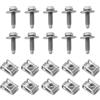 LT Easiyl 10 Set Di Viti Esagonali M8 Con Morsetto Per Dado In Lamiera A0049941845 N000000001410 Compatible Con Benz E200 E250 E400 2003-2019