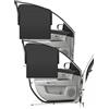 Xibao Parasole Auto Bambini,Rimovibile Parasole Auto Con Tasche Portaoggetti Integrate,Protezione dai Raggi UV,Adatto alla Maggior Parte di Auto,SUV,Camper,Berline,Camion (Lunotto anteriore)