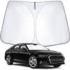 WEIPIN Parasole parabrezza compatibile con AUD-i A6 C8 A7 2019-2024 2025 parabrezza parasole parasole per AUD-i A6 con protezione UV, raffreddamento