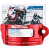 Modeer Contenitore per liquido freni moto posteriore Serbatoio Tappo di olio Protezione del contenitore per Ducati Multistrada V4 V4S 2021-2024 /Pikes Peak/TRAVEL/Sport/Rally Accessori
