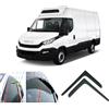 AC WOW 2X Deflettori d'Aria Compatibile con IVECO Daily 6 VI Gen 2014 2015 2016 2017 2018 2019 2020 2021 2022 Antiturbo per Auto Vetro Acrilico Anti Vento Guardia di Pioggia Sole Neve PMMA
