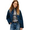 Tommy Hilfiger Giacca trapuntata da donna con bandiera imbottita, WW0WW47998, altre giacche, blu (Dark Night Navy), S, BLU (Dark Night Navy), S