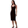 Calvin Klein SL Baby Rib Woven Label Square N Lv047f257g Vestiti Donna
