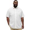 Tommy Hilfiger Uomo Camicia Flex Poplin Solid Maniche Corte, Bianco (White), 5XL