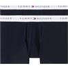 Tommy Hilfiger Bambino Pantaloncini Boxer Confezione da 2 con Fascia con Logo, Blu (Desert Sky/Desert Sky), 4-5 Anni