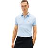 Tommy Hilfiger Uomo Maglietta Polo Maniche Corte Tipped Seasonal Slim Fit, Blu (Well Water), L