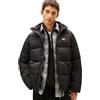 Tommy Jeans Piumino da uomo TJM VAIL HOODED PUFFER EXT DM0DM22296 NERO (nero), S, NERO (Nero), S