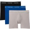 Calvin Klein Uomo Pantaloncini Boxer Confezione da 3 Boxer Brief Elasticizzati, Nero (Black), S