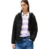 Tommy Jeans Donna Piumino Hooded con Zip, Nero (Black), XS