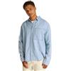 Calvin Klein Uomo Giacca in Jeans Regular Linear Denim con Taschino sul Petto, Blu (Denim Light), S