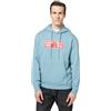 Calvin Klein Uomo Felpa con Cappuccio Terry Box Graphic Regular Fit, Blu (Smoke Blue), M