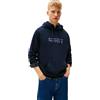 Tommy Jeans Uomo Felpa con Cappuccio Entry Play con Tasca a Marsupio, Blu (Dark Night Navy), XL