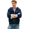 Tommy Hilfiger Uomo Felpa con Cappuccio e Zip Lockup con Tasca a Marsupio, Blu (Desert Sky), M