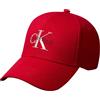 Calvin Klein Donna Cappellino Monologo Baseball in Cotone, Blu (Xenon Blue), Taglia Unica