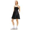 Tommy Jeans Tjw Rib Poplin Mix Strappy Dress Dw0dw22352 Abito Svasato Donna (Pacco da 1)