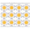 Hilitand Chip LED da 12 Pezzi, Componente Emettitore di Luce COB 5W 15-17V per Faretti Fai-da-te Lampada da Soffitto a Incasso(Warm Light)