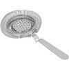 Atyhao Bar Strainer Barman Bartending Barstrainer Cubetti di Ghiaccio Mesh Gelso Filtro per Ghiaccio con Cocktailstrainer per Cucchiaio Filtro Spaziatore Ghiaccio (Argento)