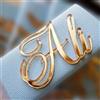 HERSTL Etichette Personalizzate In Acrilico Oro/argento Con Nome For Neonati, Decorazioni For Tavoli Da Matrimonio, Scatole Di Cioccolatini For Battesimo(20cm)
