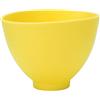 YUYTE Ciotola in Silicone - 15 X 15 X 11 Cm, Ciotola Riutilizzabile Resistente Al Calore per Pittura, Intonaco e Altro (Giallo)