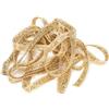 Generic Nastro Di Strass 1,5 Cm Decorazioni Artigianali In Plastica 5 Metri Base In Oro Maglia Rotolo Avvolgimento Nastro Rotolo Nastri Nastri Dorati