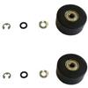 Water Rower Coppia Ruote di Appoggio per Sedile S4 1 Kg