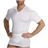 AXIOM Maglia Intima Uomo Scollo V Mezza Manica Mm 6724 Filo di Scozia, Bianco, 5