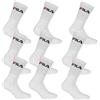 Fila 9 paia di calzini sportivi unisex, colore bianco, bianco, 39-42