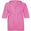 Generic Tessile Shop Accappatoio in morbida microfibra UNISEX (M, Fuxia)
