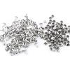 Hilitand Rivetti In Pelle Rivetti Tubolari 100 Pezzi 6 X 8 Mm 3 Colori Per Riparazione Borchie Decorazione Artigianato Silber