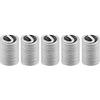 Vvikizy 50Pcs M6 Inserti Elicoidali heli coil m6 insert Acciaio Inox Ss304 Filo A Spirale Inserti Filettatura Elicoidale M6 X 1 heli coil m6 insert 0 X 3D Lunghezza Per Inserti per bullone