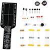 Irfora Kit fai da te elettronico per rilevatore di metalli Localizzatore di metalli semplice Set di parti sciolte Set di circuiti stampati per la realizzazione di kit per esercitazioni di saldatura