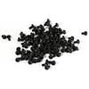 Walfront M3 5mm Viti Nylon Testa Tonda Bombata Incassato Filettatura Nero