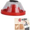 LenTLy Copertura Antipolvere per Trapano, Copertura Antipolvere per Martello Elettrico, Collettore di Polveri Rosso per Punte da Trapano da 4 a 10 Mm, Installazione Semplice