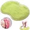 Booaee Grande Tappetino Scrubber per Piedi, Verde Piedi Scrubber per Doccia, Tappetino Scrubber per Piedi Scrubber, Grande Tappetino Scrubber per Piedi, Tappetino per Esfoliare Foot Scrubber Cleaner Massager