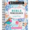 Brain Games - Large Print Bible Word Search: The Words of Jesus (Anello, filo)