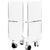Vesta CARRELLO VEGA MULTY XS IN CRISTALLO ACRILICO TRASPARENTE
