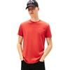 Tommy Jeans Uomo T-Shirt Maniche Corte Linear Chest Tee Slim Fit, Rosso (Terracotta Red), L