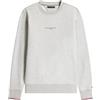 Tommy Hilfiger Uomo Felpa Tipped con Scollo Rotondo, Grigio (Light Grey Heather), XS